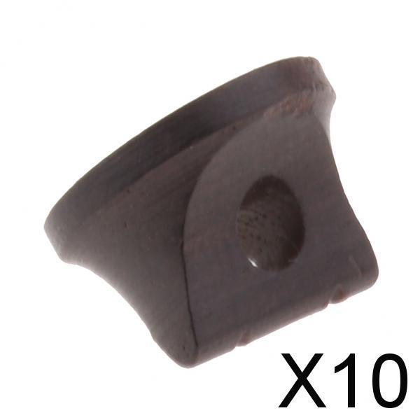 10x1 Piece Sandalwood Erhu Bridge for String Instrument Parts Black
