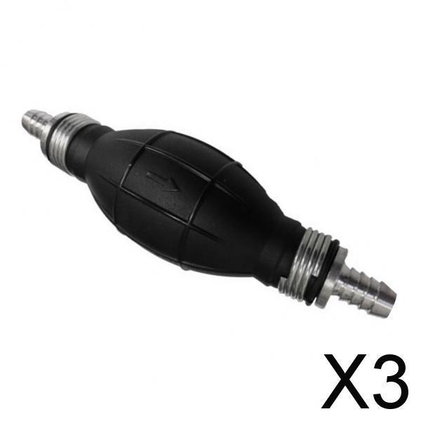 3x10mm-Straight Fuel Line Pump Primer Bulb Boat Petrol Inline