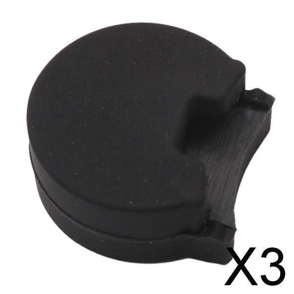 3xClarinet Thumb Rest Thumb Cushion for Oboe Clarinet Woodwind Parts Black