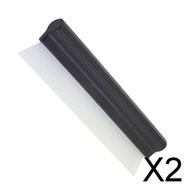 2xAutomotive Car Home Glass Window Wiper Blade Squeegee Silicone Water Blade