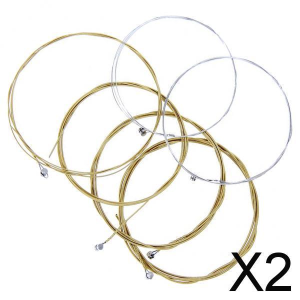 2x6pcs 34inch Acoustic Guitar String Guitar Strings  Replacement Part 011-052