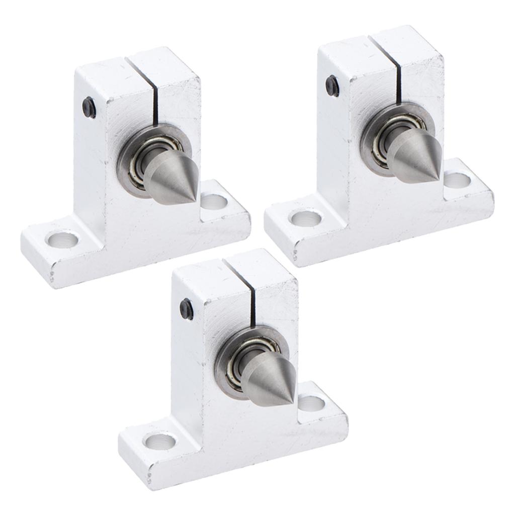 3 Pieces Lathe Tailstock Drill Chuck Thimble Drill Bit Wrench Woodworking