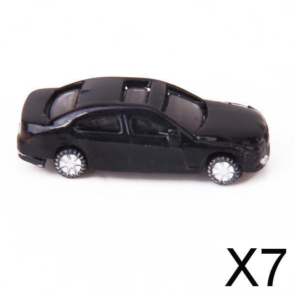 7x50pcs Painted Model Cars Building Train Layout Scale N (1 to 150)