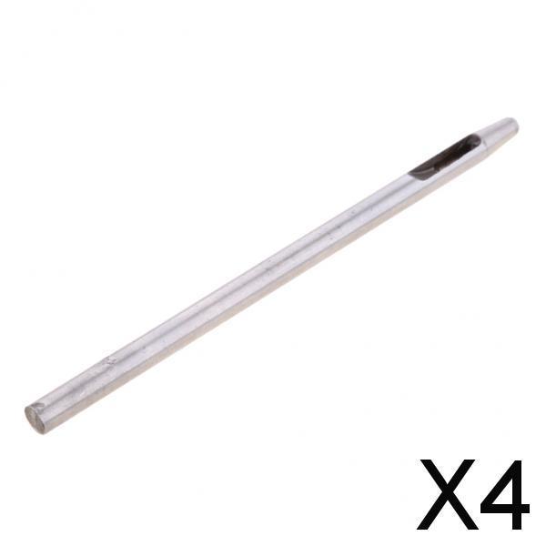 4xSteel Round Hollow Punch Hand Tools Hole Punching Leather Gasket 2.5mm