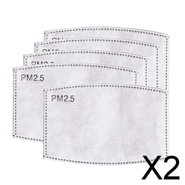 2x5Piece Disposable Mouth Cover Pad  Filter