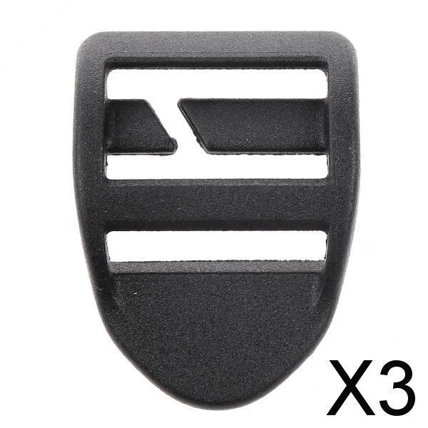 3xPlastic Slide Buckle for Webbing Strap 20MM Camping Hiking Backpack Bags