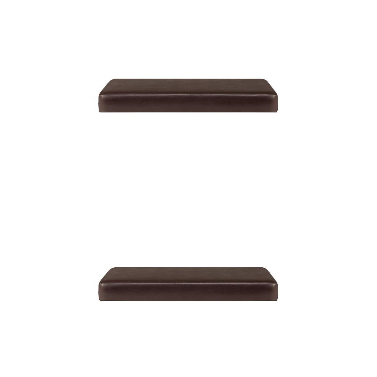 2 Pieces PU Leather Sofa Seat Cushion Cover Protector 