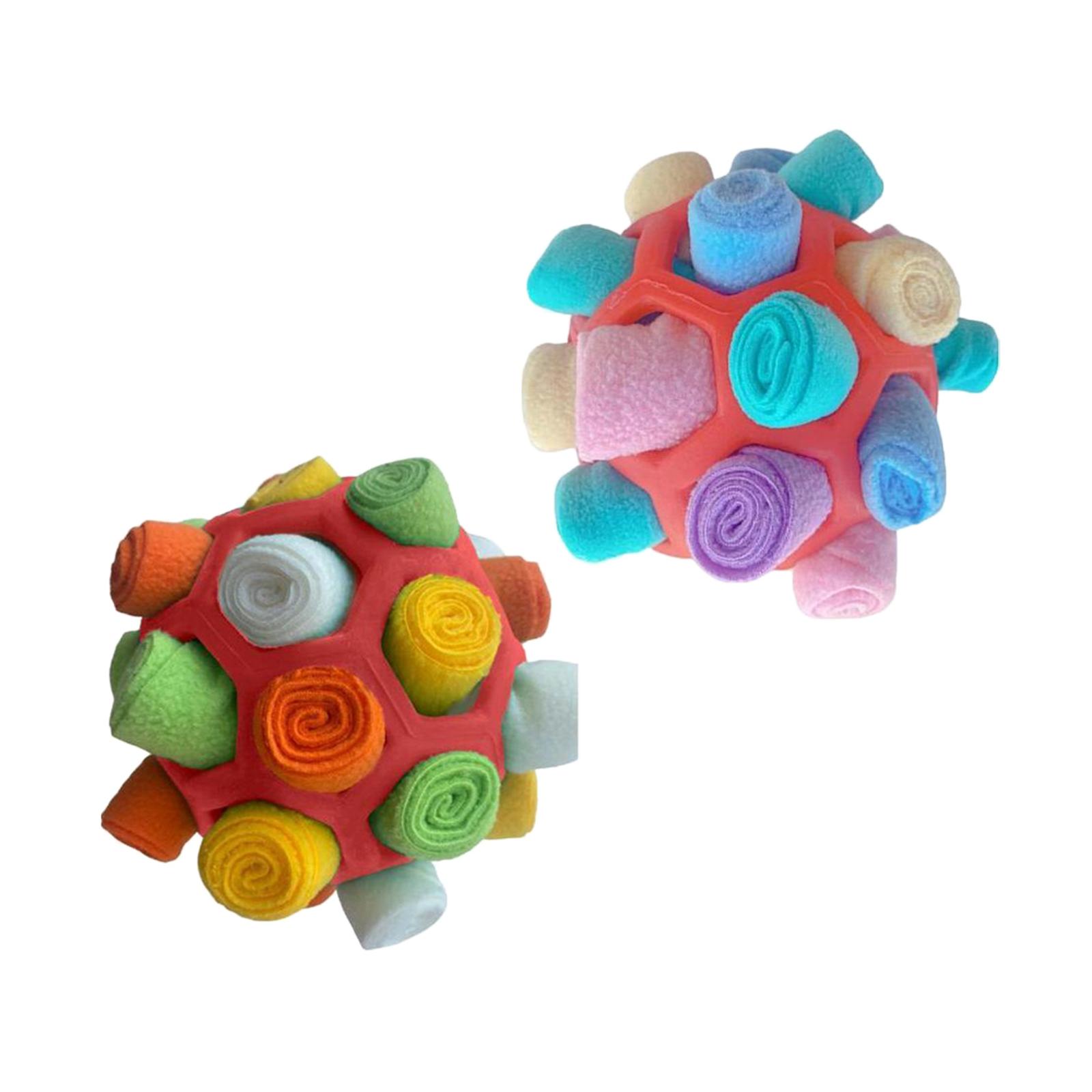 2 Dog Sniffing ball Treats Puzzle Toys Thick and Resistant to Bite