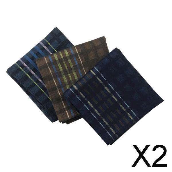 2x3 Mens Women 100% Cotton Square Handkerchief Hanky Bridal Party Hankie