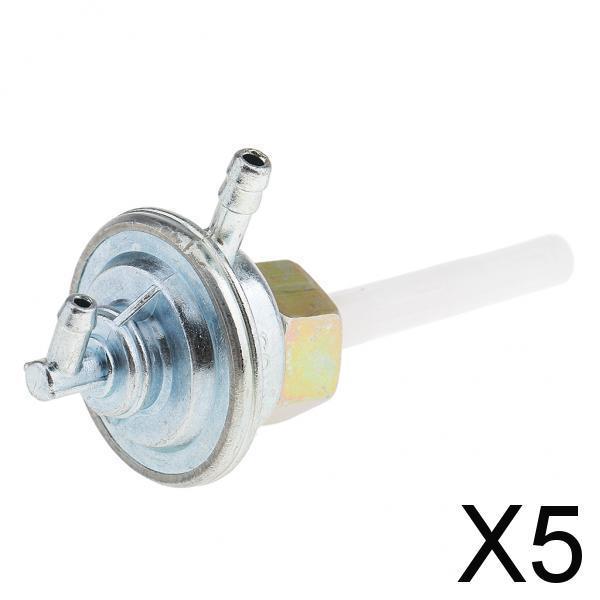 5xMotorcycle Scooter Fuel Gas Tap Switch Shutoff Valve Petcock Universal