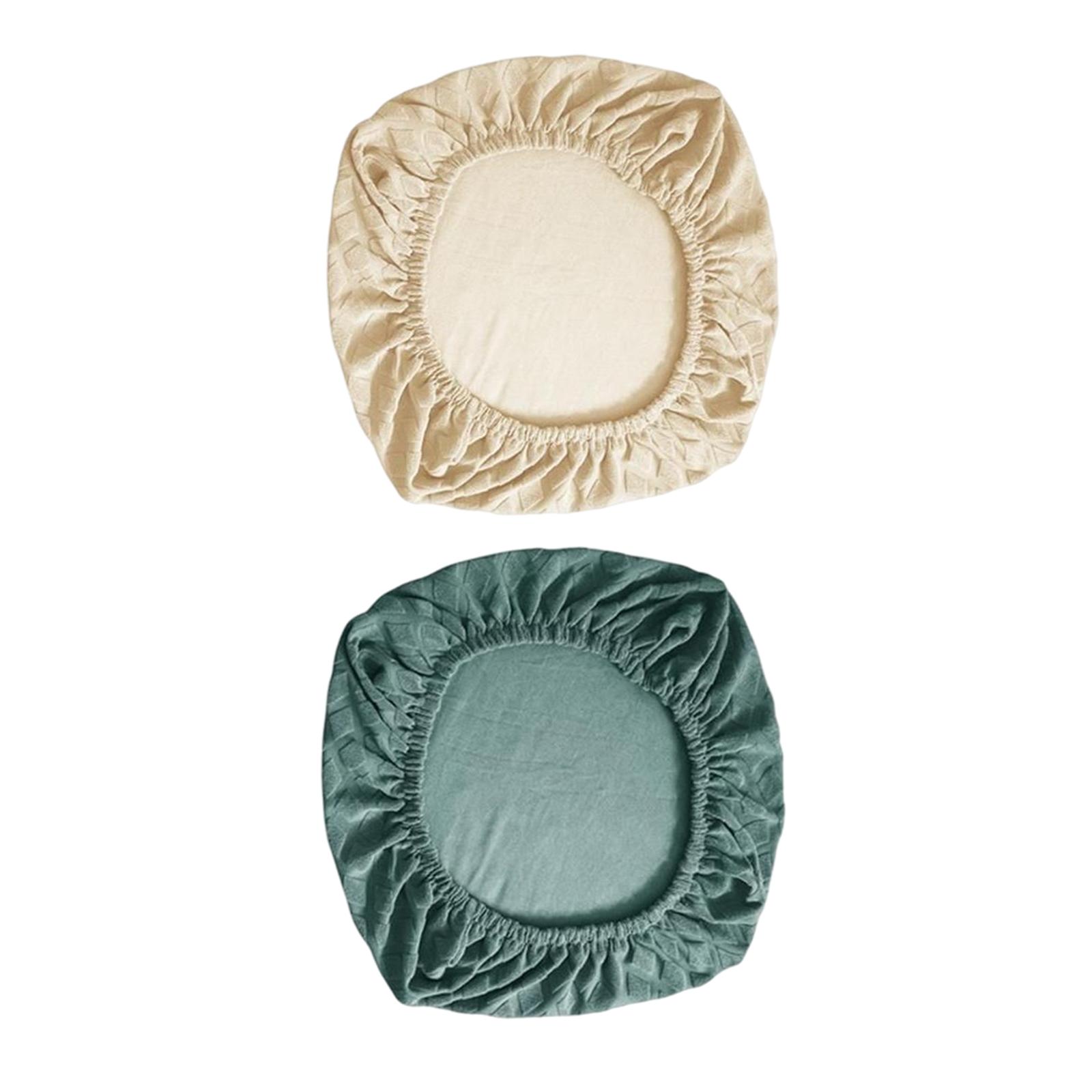 Chair Seat Cover Dining Room Chair Seat Slipcover Removable Washable  