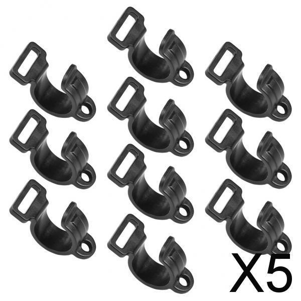 5x10x Awning Lights Camping Clips Hanging Tablecloth Wind Rope Tent Clamp 24x20x17mm