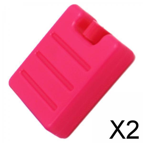 2xIce Packs Ice Pack for Outdoor Activities Travel Picnic red
