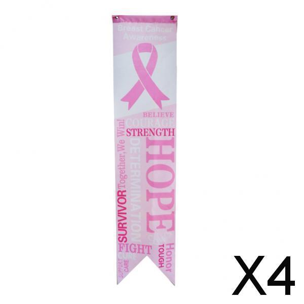 4xBreast Cancer Awareness Hanging Banner
