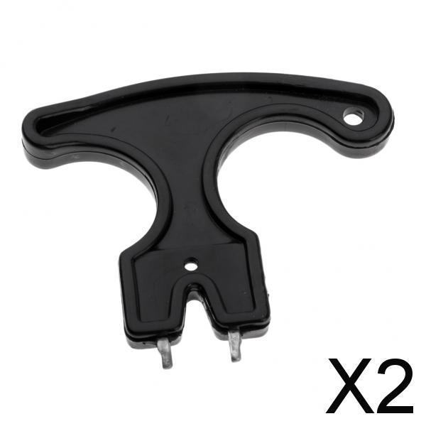 2xUniversal Two Pin Golf Shoes Spike Cleat Stud Handle Wrench Removal Tool