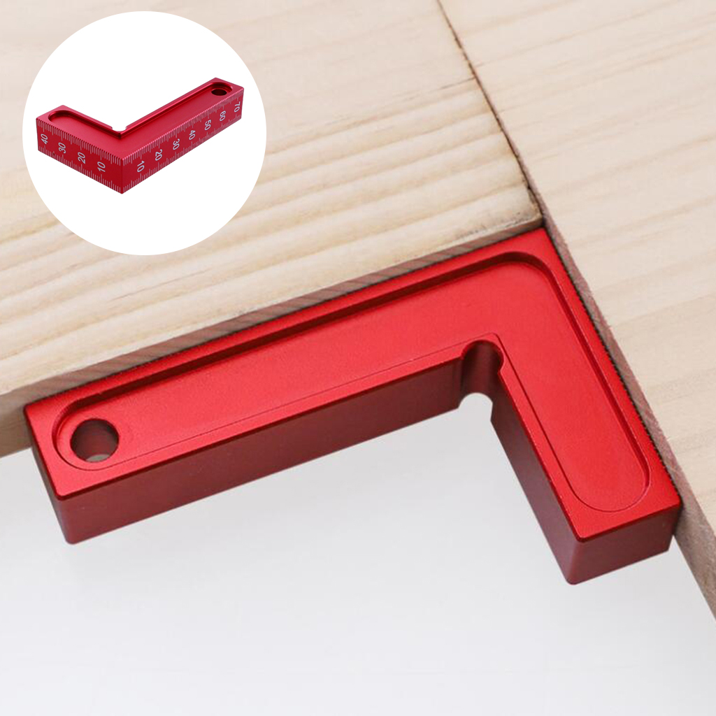 Aluminium Alloy Right Angle Ruler for Picture Frames Drawers Cupboards