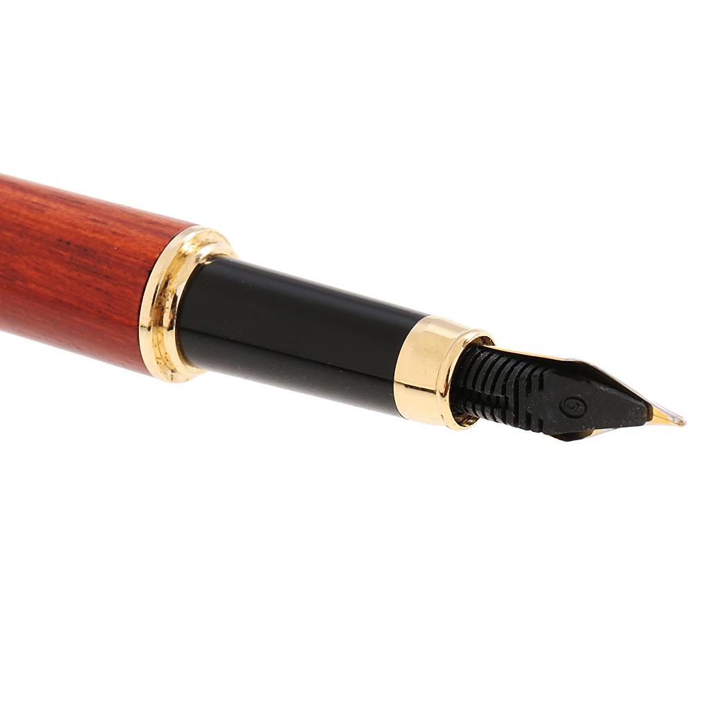 2xWood Calligraphy Fountain Pen for Friends Luxury Gift Rosewood