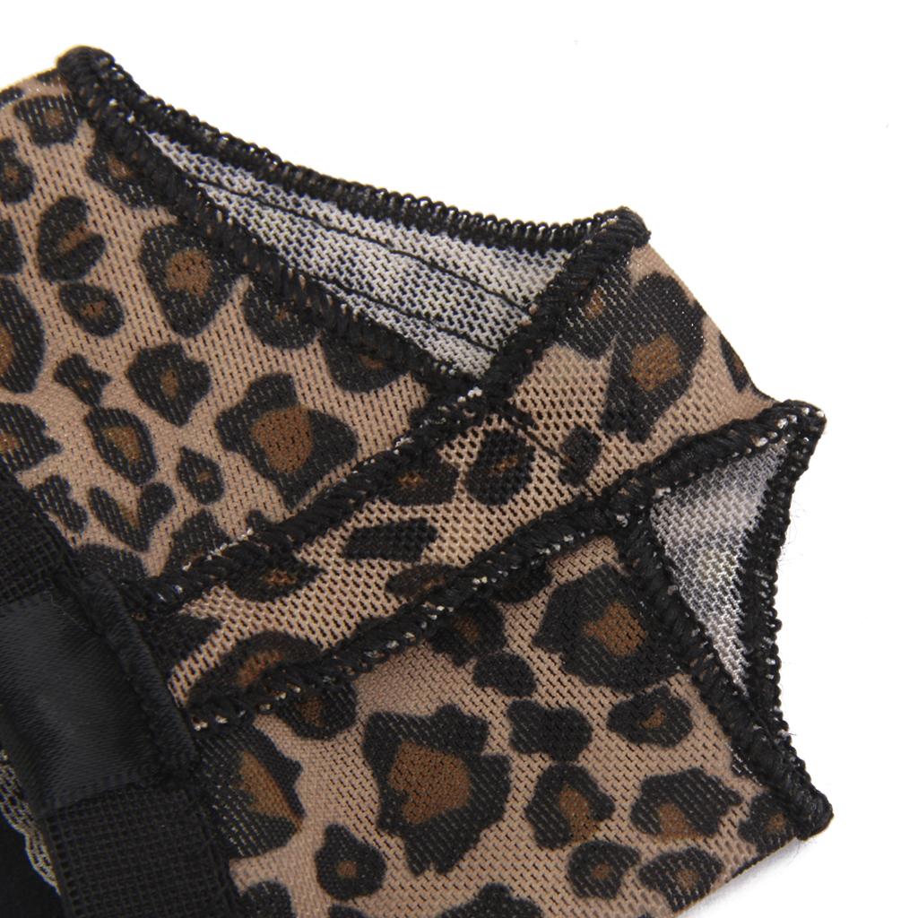 Leopard Belly/Ballet Dance Toe Pad Foot/Feet thong Protection Dance Socks S