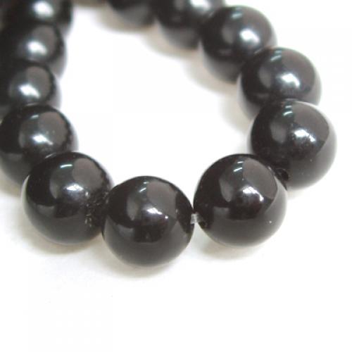 Black Onyx Round Gemstone Loose Beads Strand 8mm / 14.5 Inch