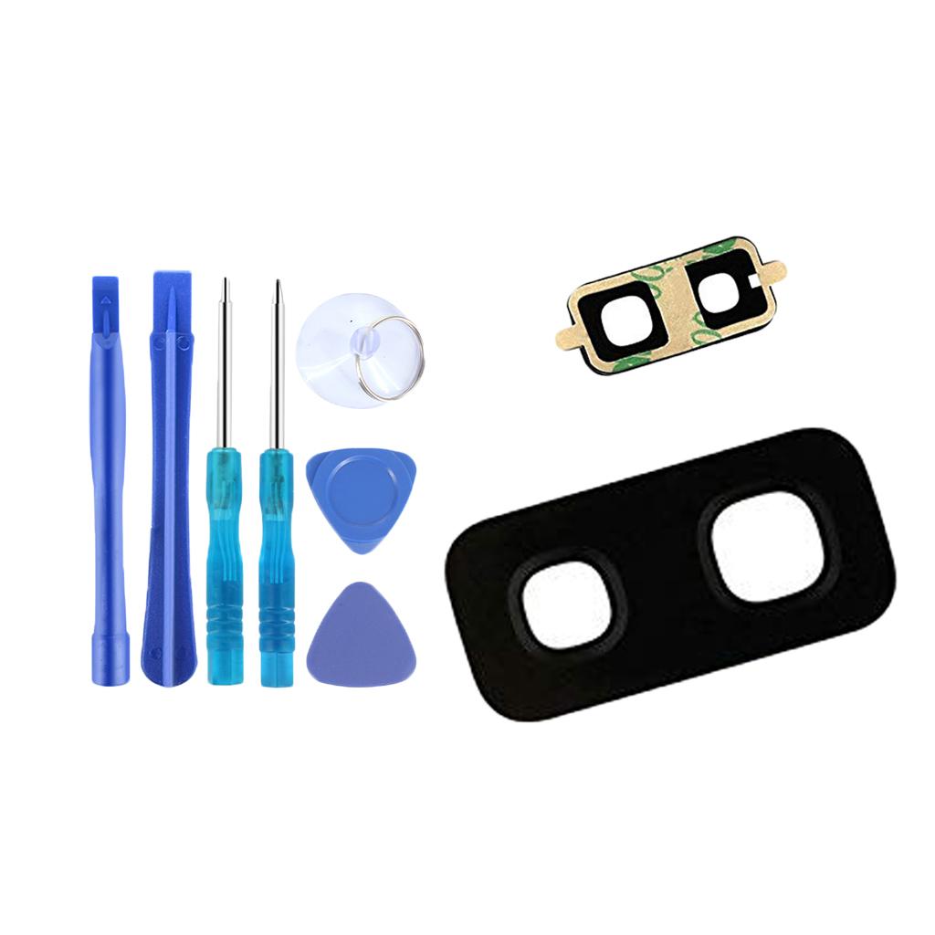 Back Rear Camera Glass Lens Cover Replacement Adhesives Preinstalled + Tools For Samsung