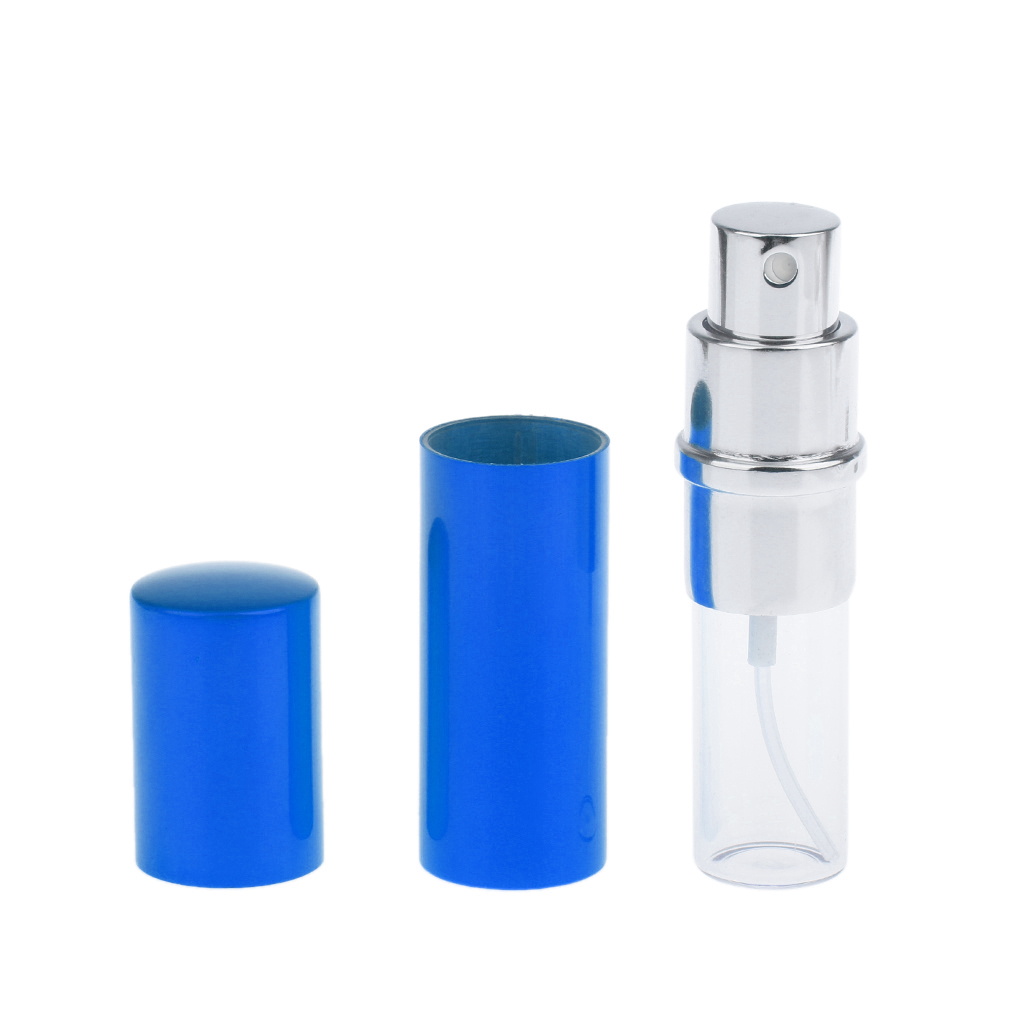 10ml Mini Perfume Aftershave Spray Atomizer Atomiser Refillable Bottle Blue