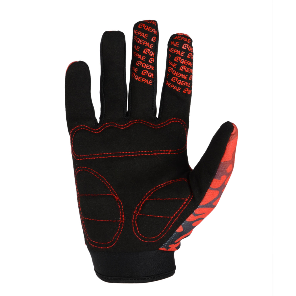 Winter Outdoor Sports Cycling Bike Bicycle Full Finger Gloves Red Yellow L