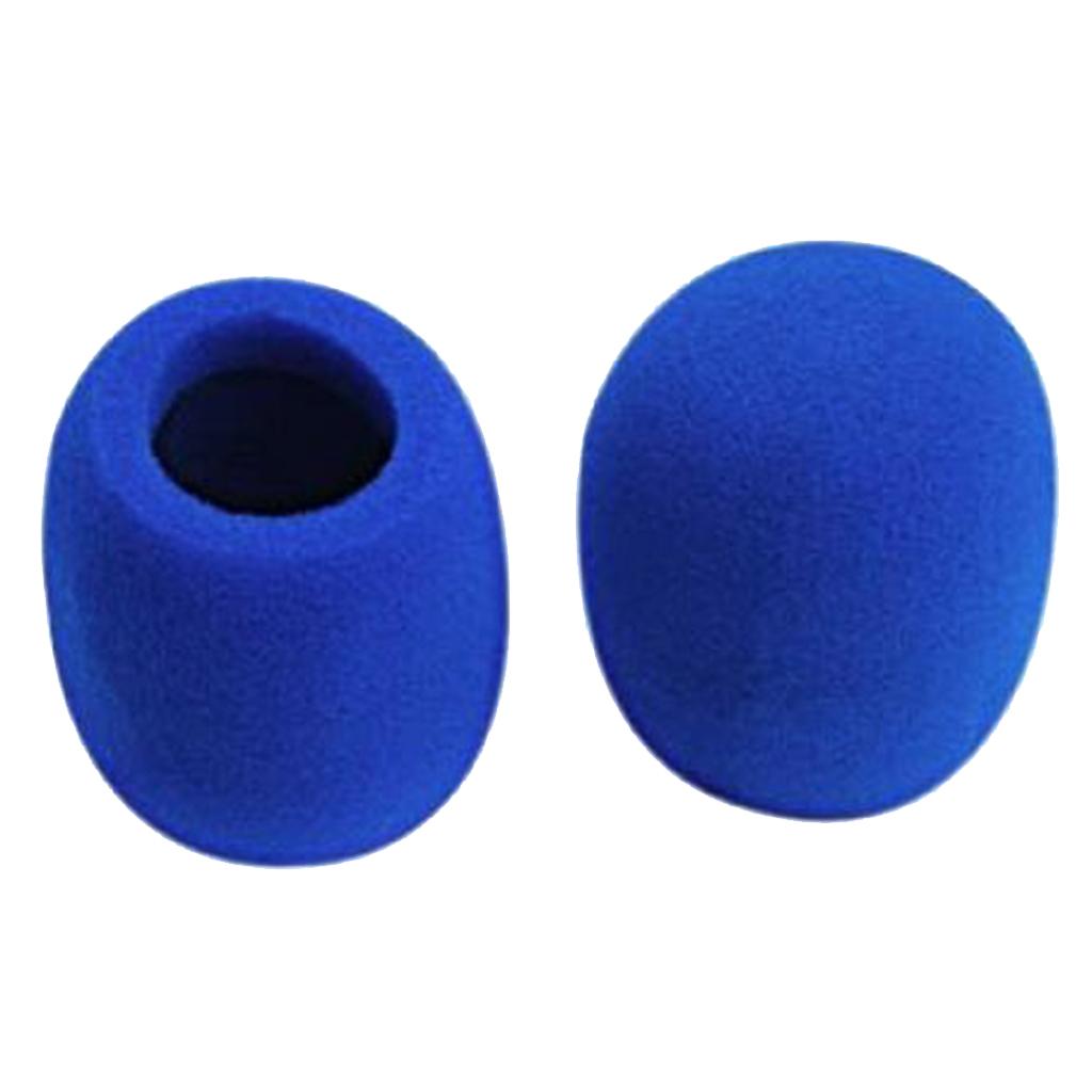 2PCS Blue Microphone Foam Cover