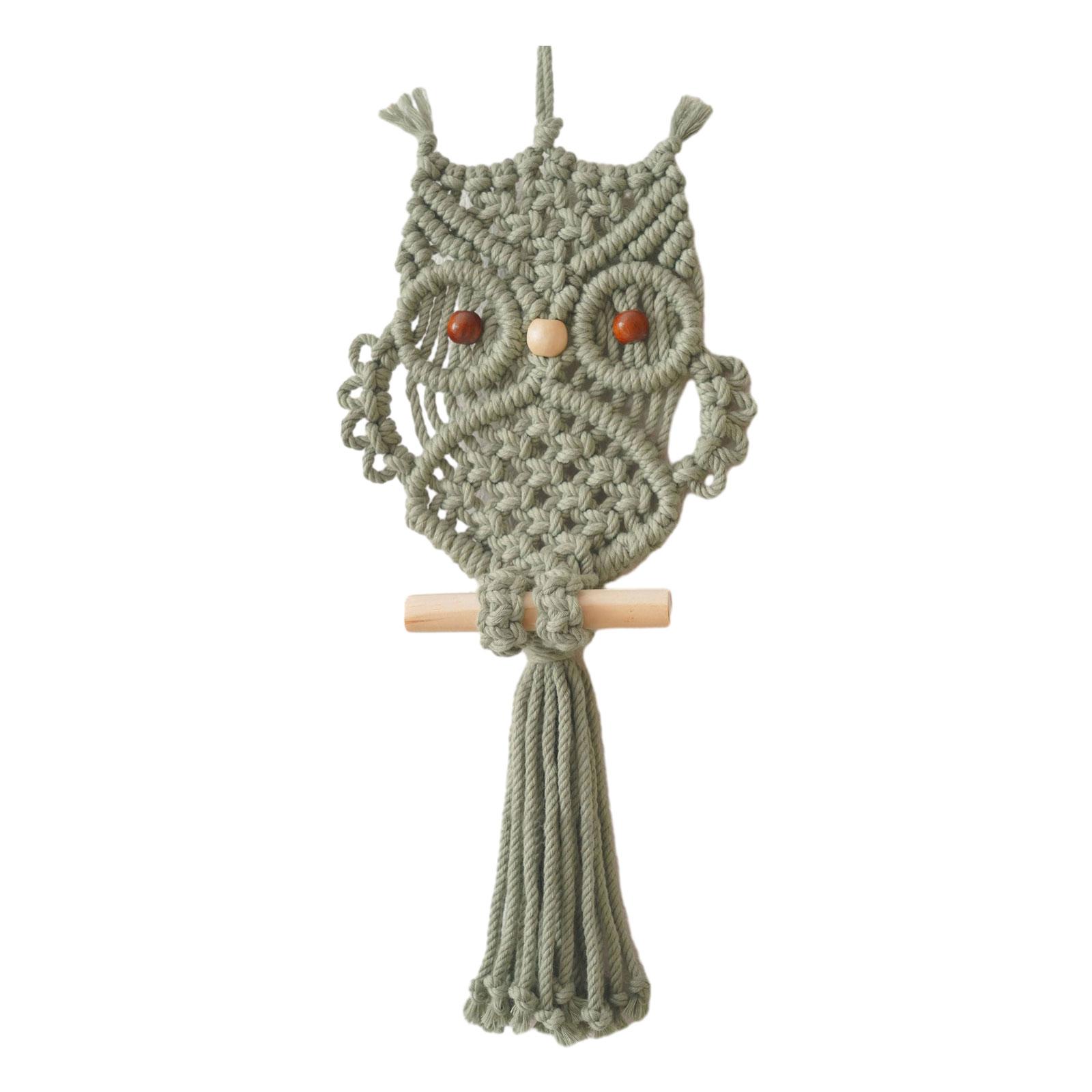 Owl Macrame Wall Hanging