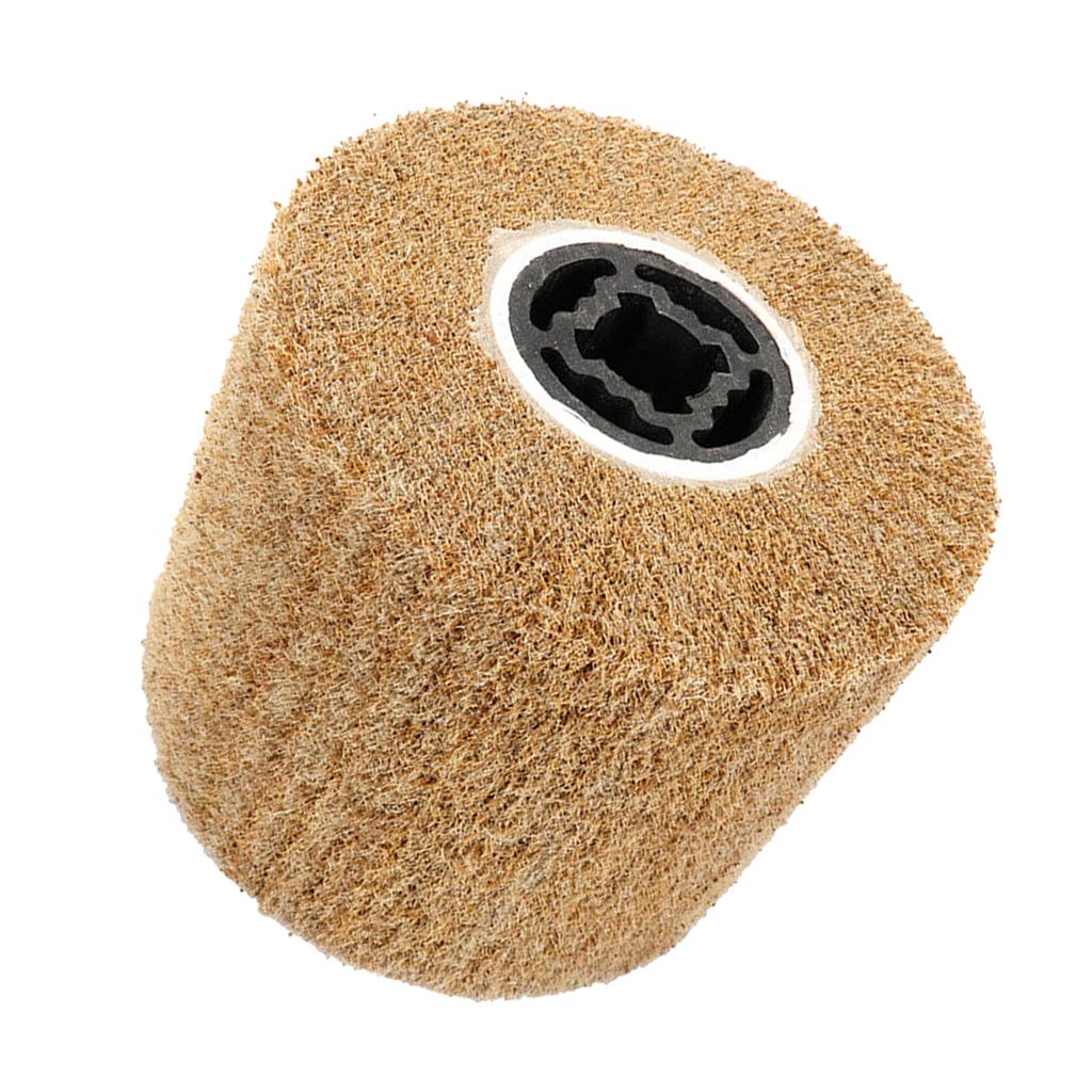 1Pc Non-woven Abrasive Flap Wire Drawing Polishing Burnishing Wheel 120