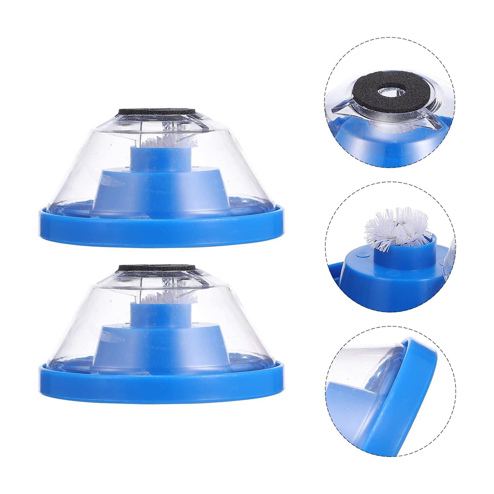 2xPunching Drilling Dust Cover Reusable Electric Hammer Parts Dust Bowl Device Blue