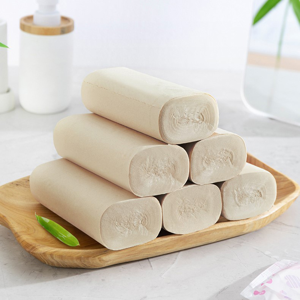 12 Rolls Home Household 4 Ply Bath Toilet Paper Tissue Napkin 700g