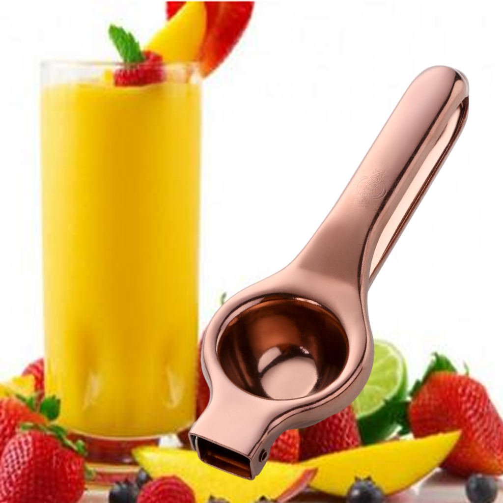 Manual Juicer Orange Press Lemon Squeezer Fruit Juicer Extractor Rose Gold