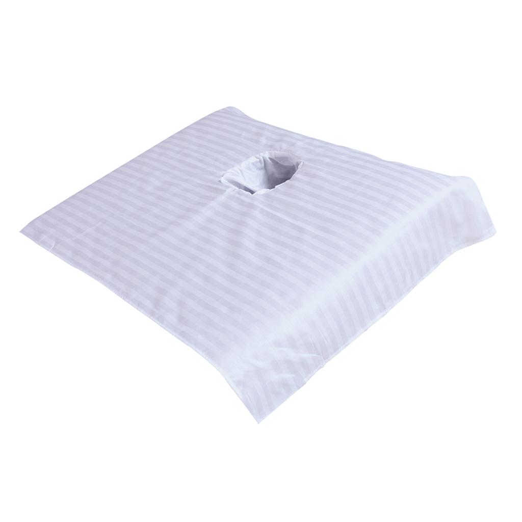 2xPure Cotton Massage Table Face Hole Towel Beauty Bed Cover Sheet