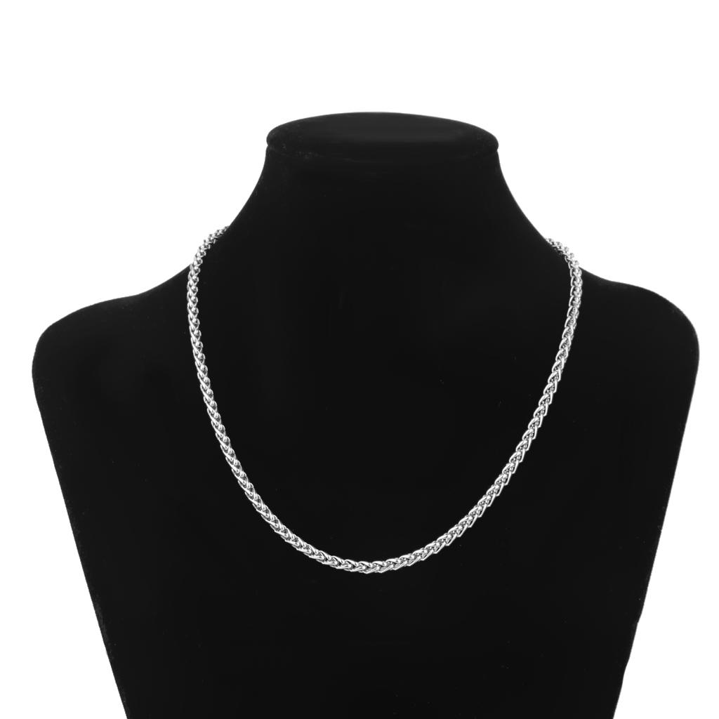 Stainless Steel Wheat Chain Necklace