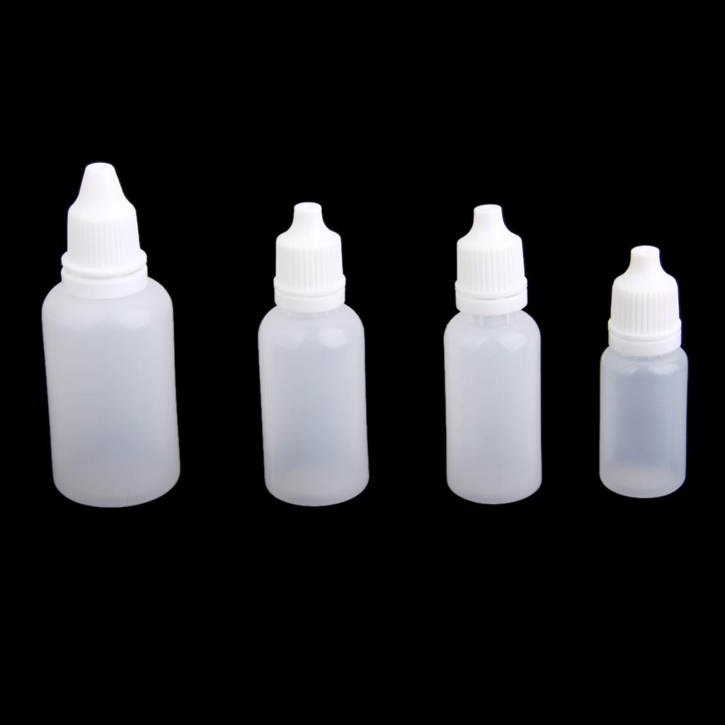 10pcs 15ml Empty Plastic Squeezable Dropper Bottles for Eye Drops Lab Liquid
