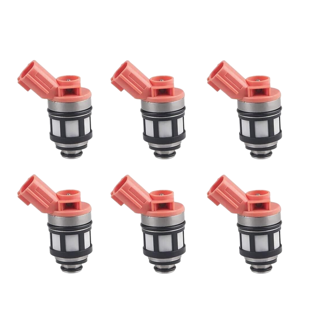 6x Fuel Injector Set 166001800 166001801 Replacement for Nissan Professional