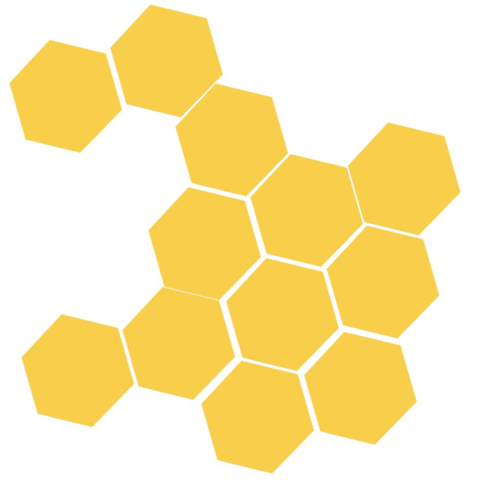 12pcs Hexagonal Shaped Plastic 3D Mirror Effect Wall Stickers Gold