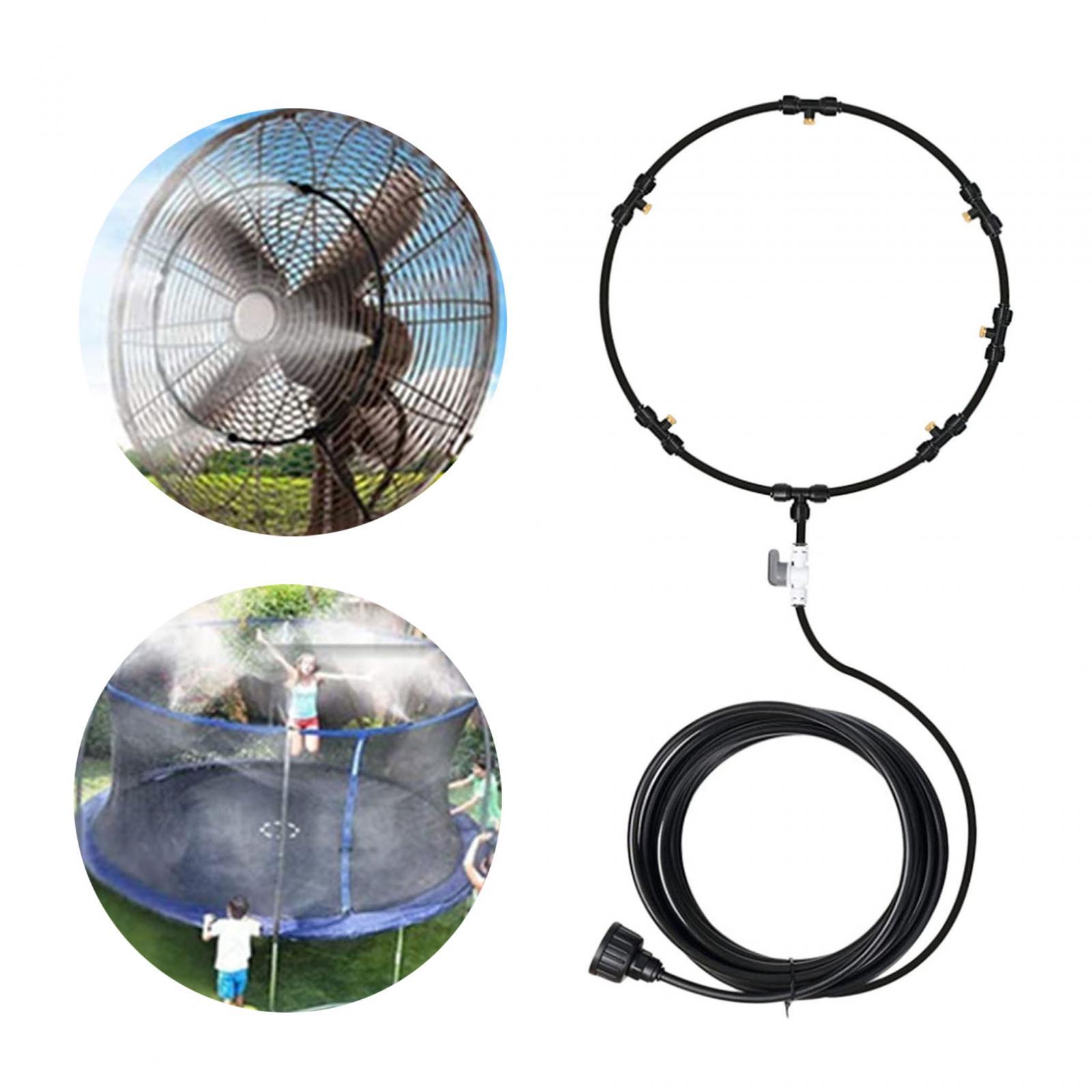 Portable Misting Cooling System Sprinkler for Landscaping Irrigation Outside 6m