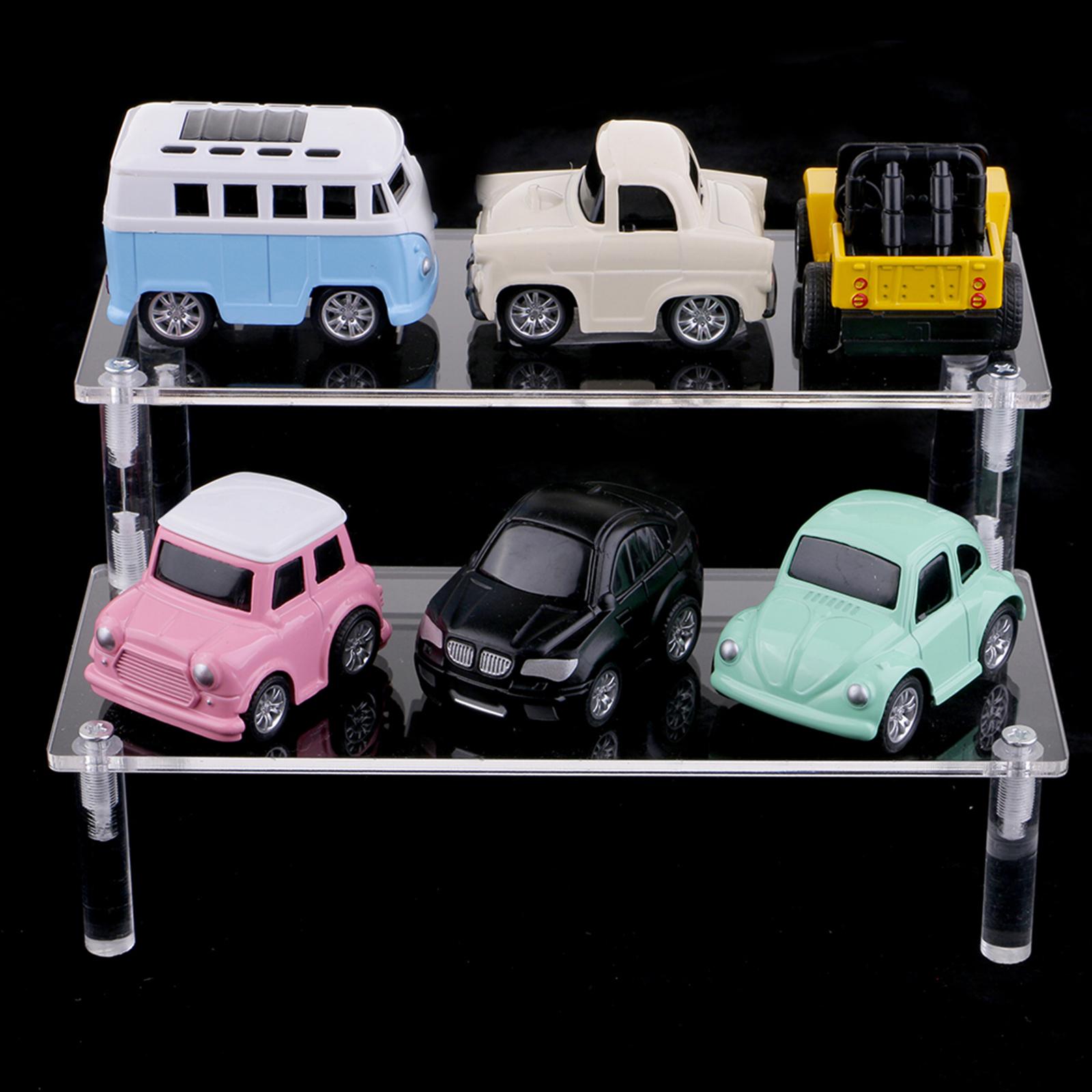 2x Action Figure Display Stand Showcase Organizer for Figurine Toy Model 
