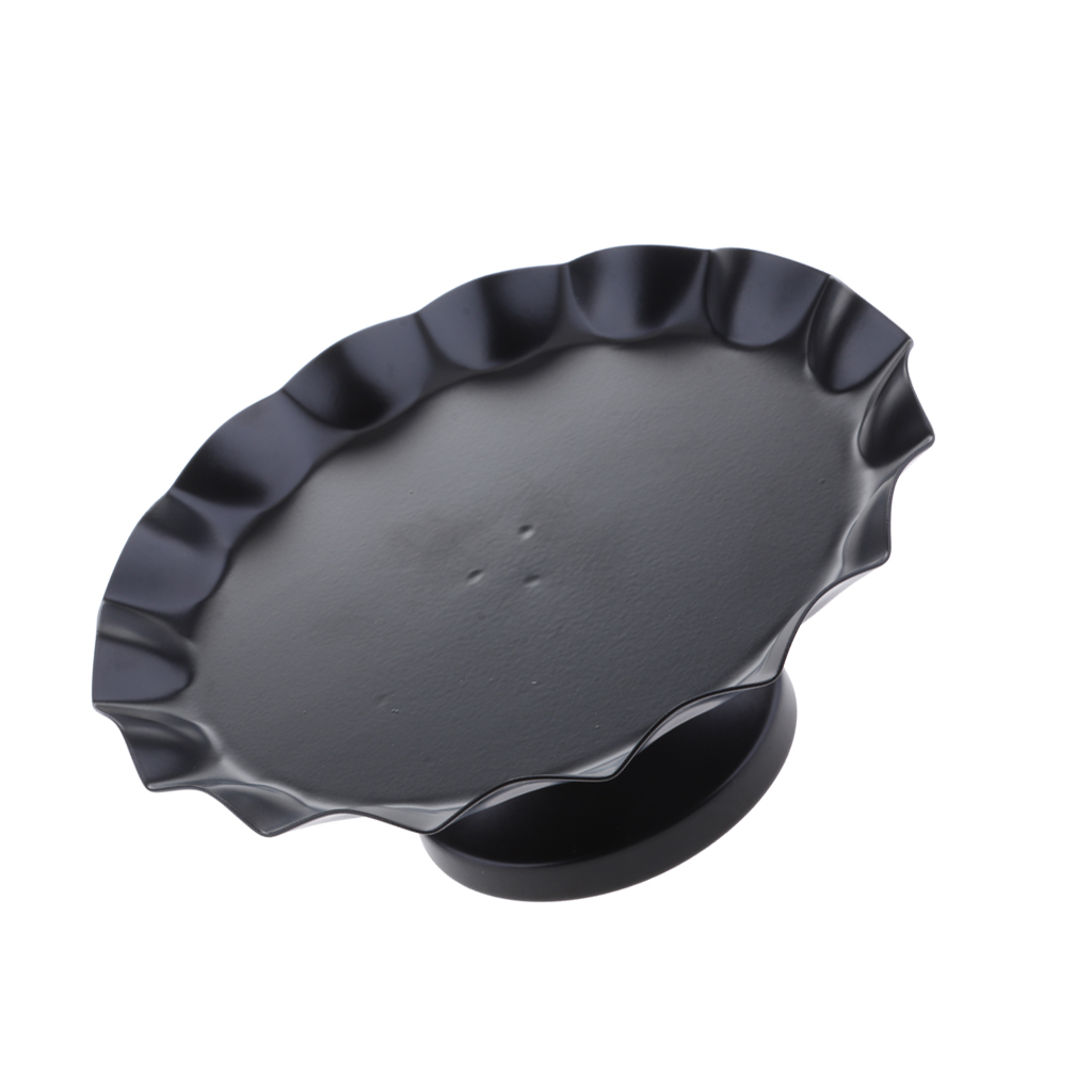 Cake Pan Dessert Table Iron Cake Stand Black M