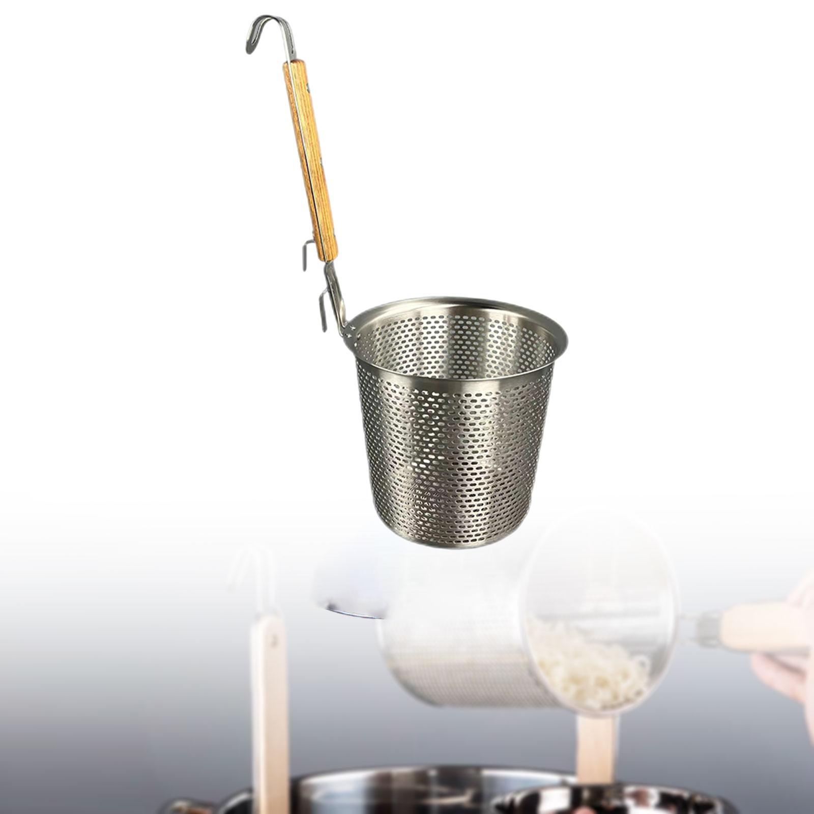 Food Strainer Sieve Kitchen Strainer for Deep Fried Foods Pasta 14cm