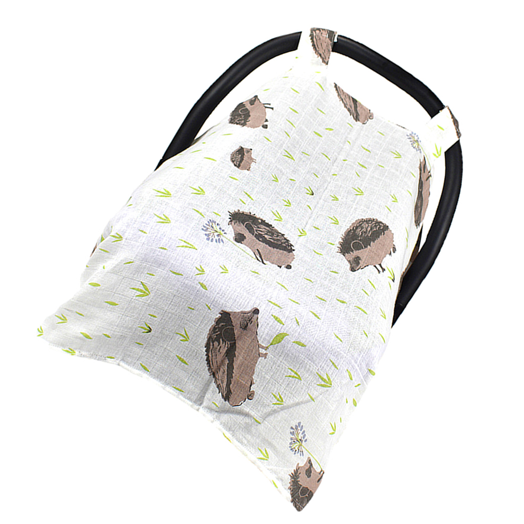 Baby Seat Cover Sunshade Car Cover Nursing Covers Hedgehog