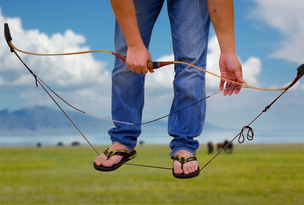 Archery Supply Bowstring Install Tool Rope Recurve Long Bow Stringer String