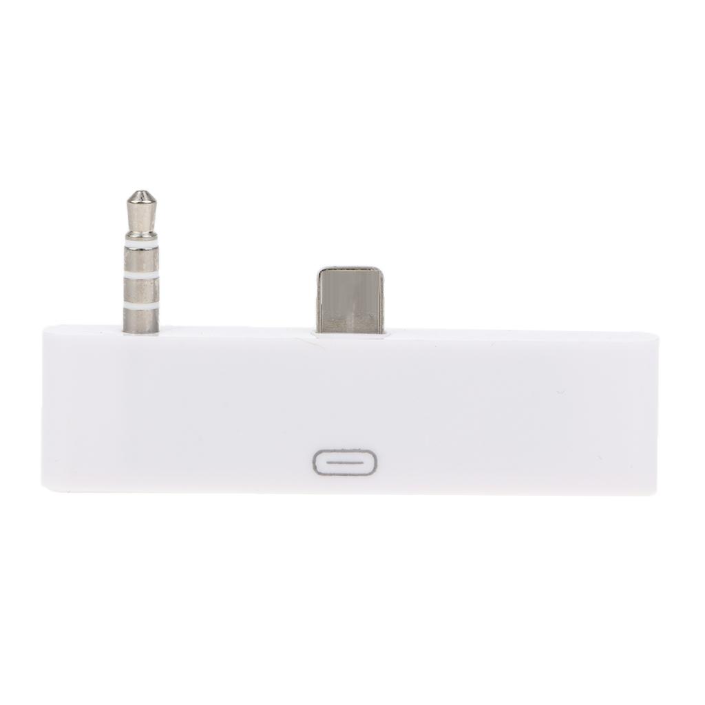 Audio Adapter Charge Dock Converter Connect for iPhone 4 to iPhone 6- White