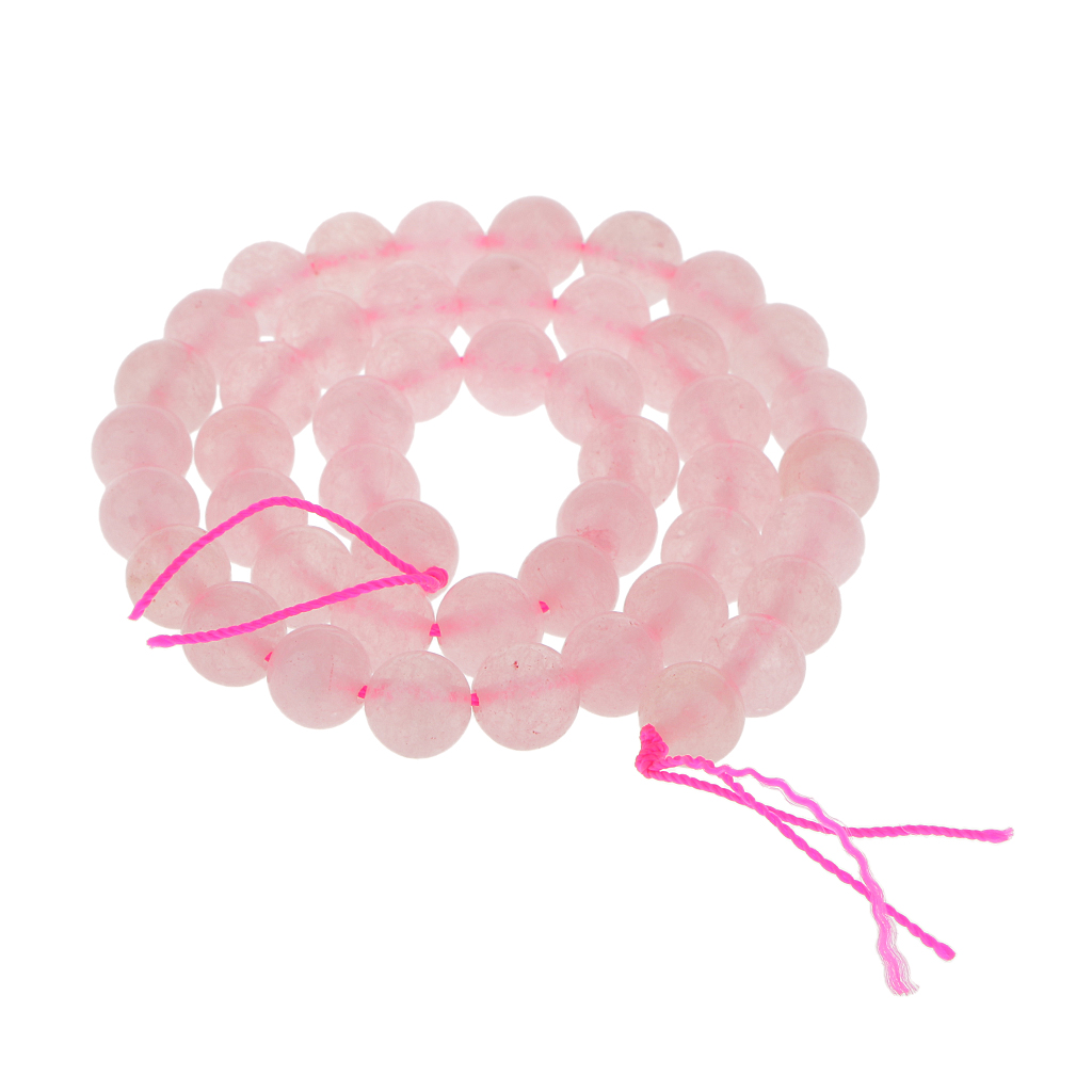 8mm STAINED Rose Quartz Round Gemstone Loose Beads Strand 16 Inch