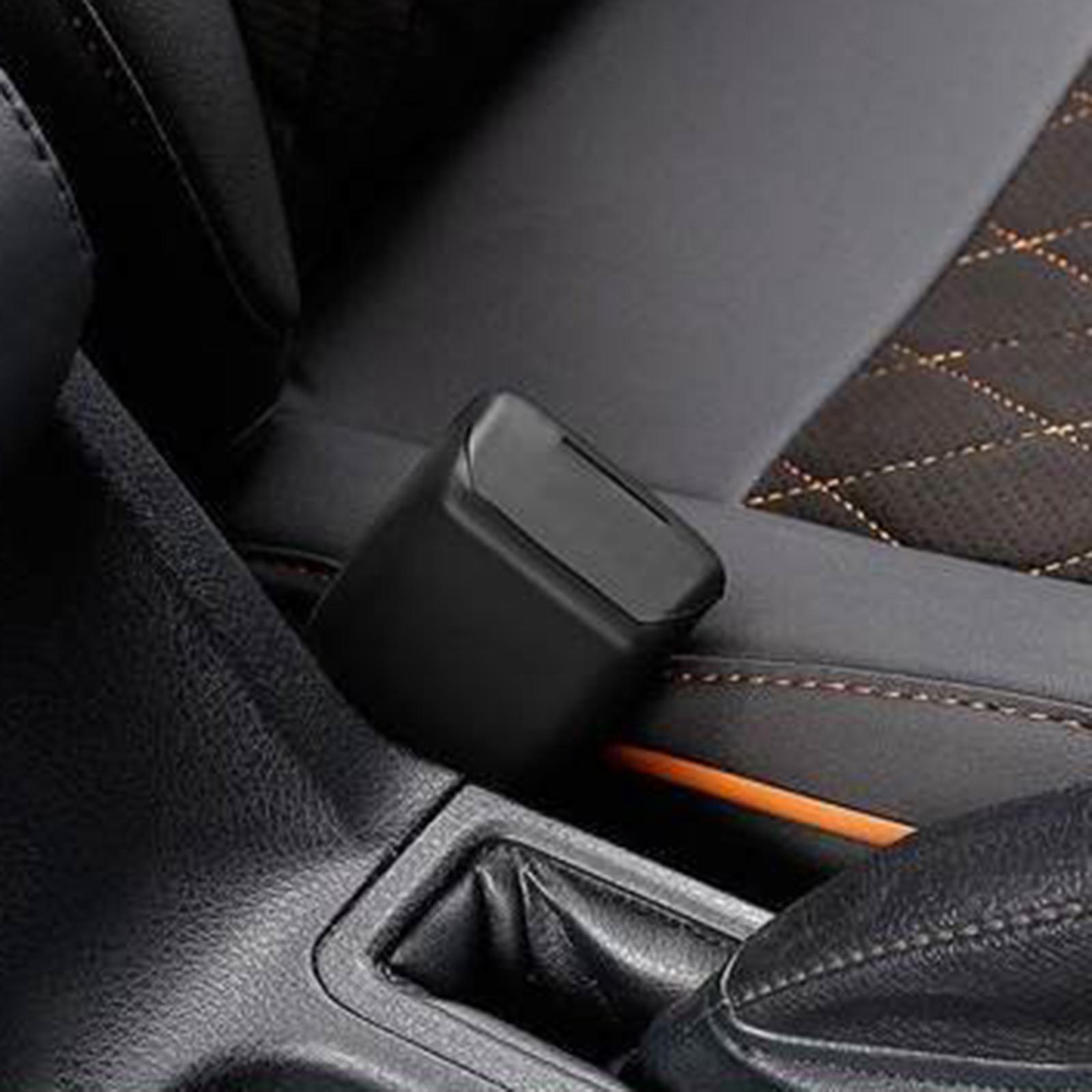 Car Safety Belt Socket Cover Anti Scratch Replaces  Black 