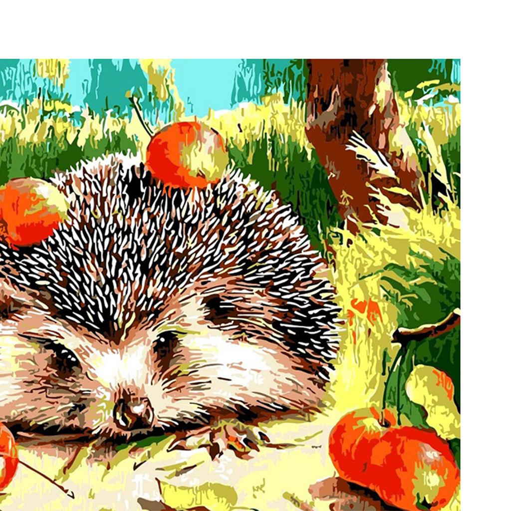 Diy Kunstdruck Wandbild sich die Farben füllen Malen nach