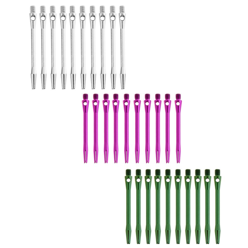10 Pieces 52mm Sturdy Alloy Dart Shafts Stems Indoor Games Accessory Purple