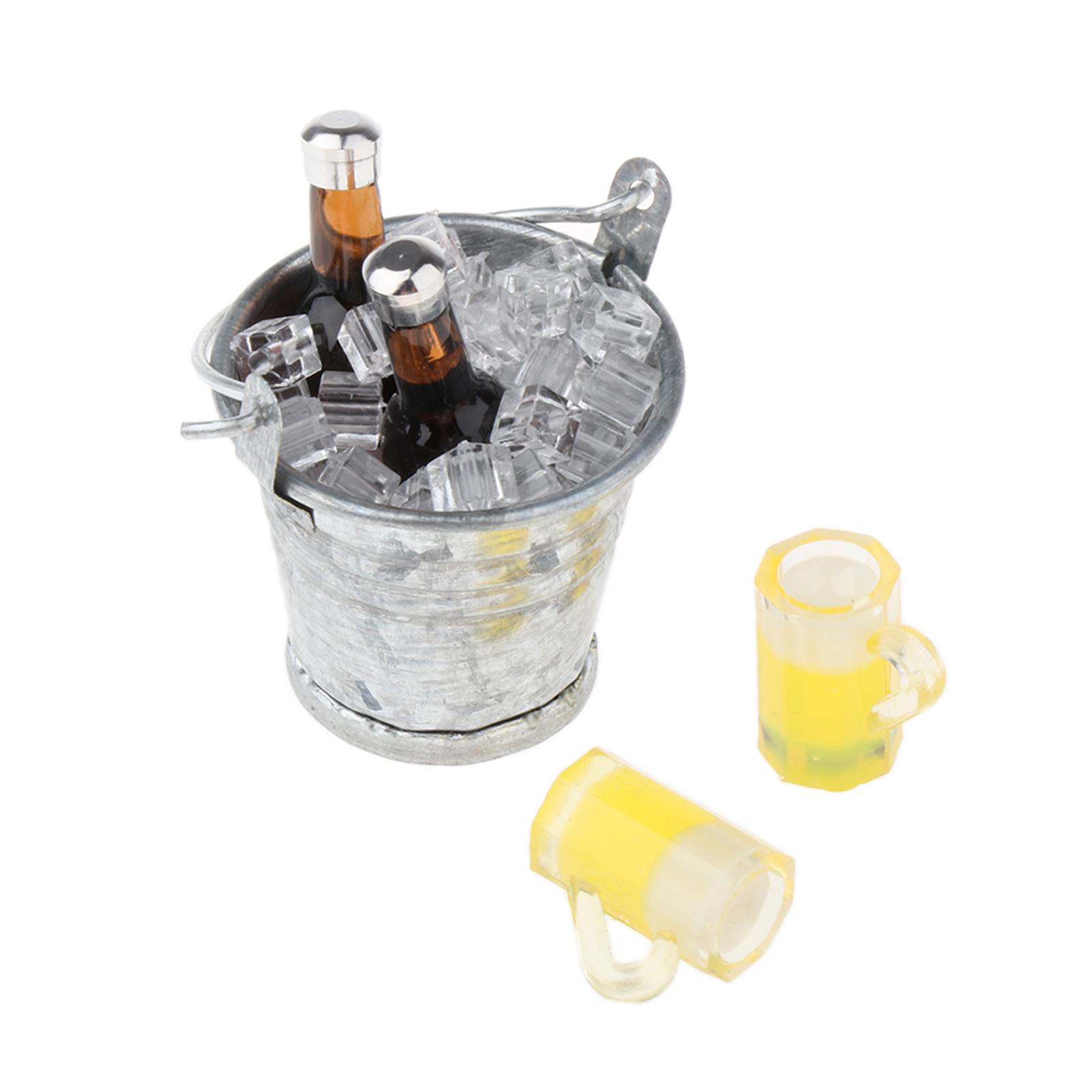 Mini Ice Bucket 1/12 Dollhouse