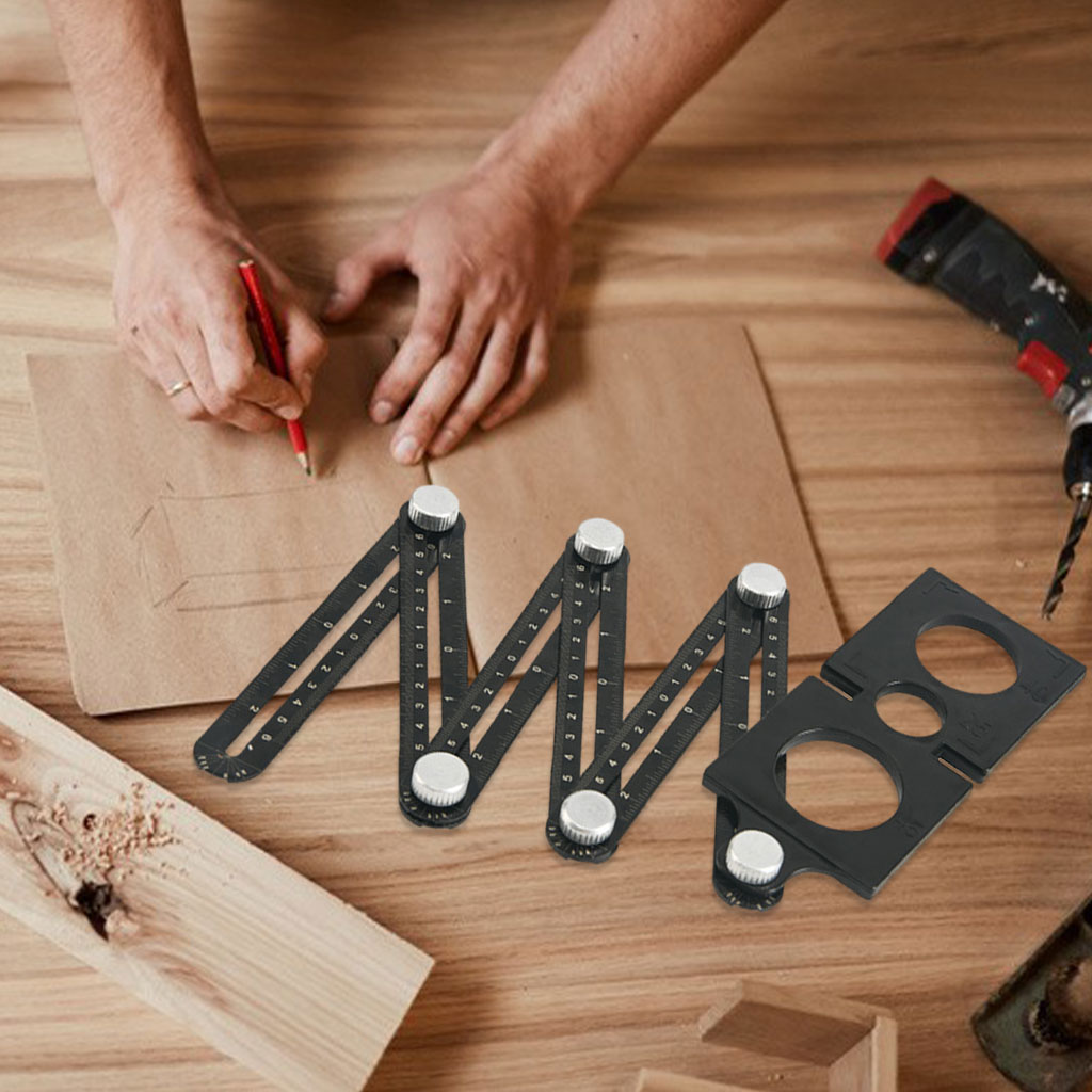 Portable Multi Angle Measuring Ruler Multifunctional for Masonry Ceramic